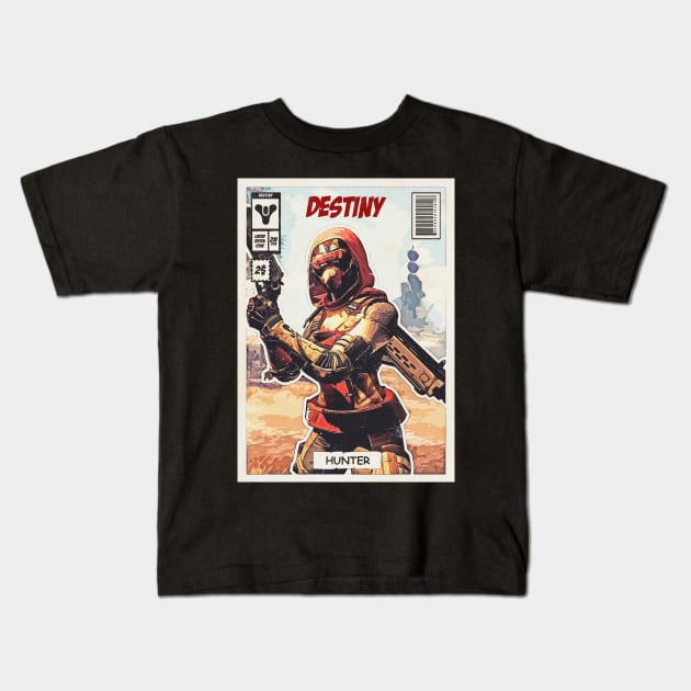 Destiny Hunter Comic Kids T-Shirt by Durro